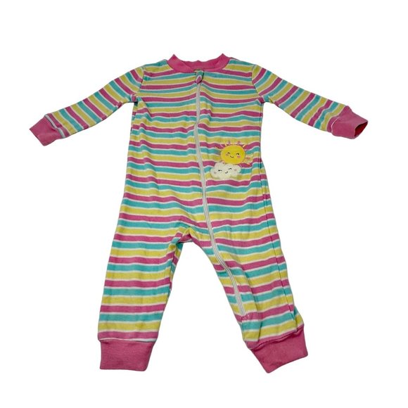 Baby Girl's - 2 Rompers & 1 Sleeper‎ - Size 12 Month - Picture 4 of 8